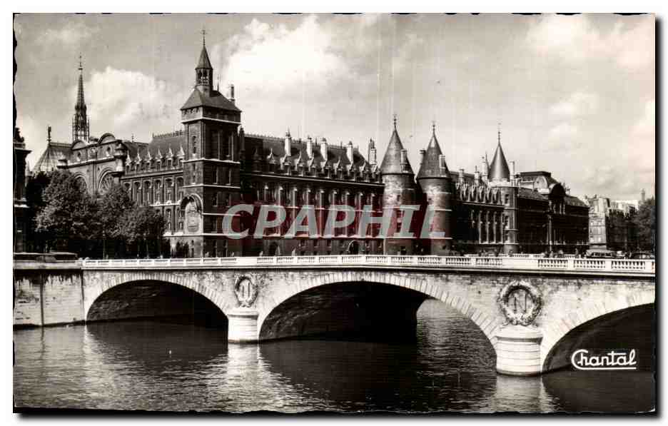 Paris - 1 - Conciergerie et Pont au Change - Chantal - CPA 