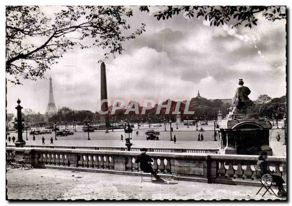 Paris - 8 - La Place de la Concorde - CPA 