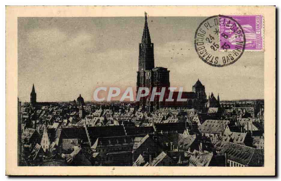 Strasbourg - Strassburg - Vue Generale - CPA 