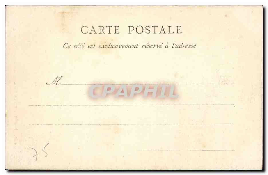 Paris - 7 - Eglise Saint Francois - CPA  — Rückseite