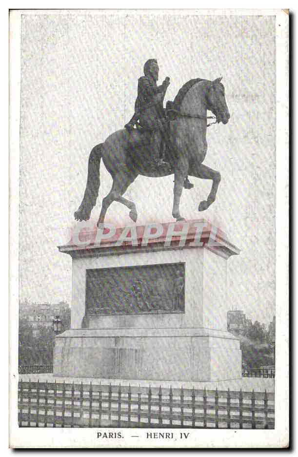 Paris - 1 - Henri IV - CPA 