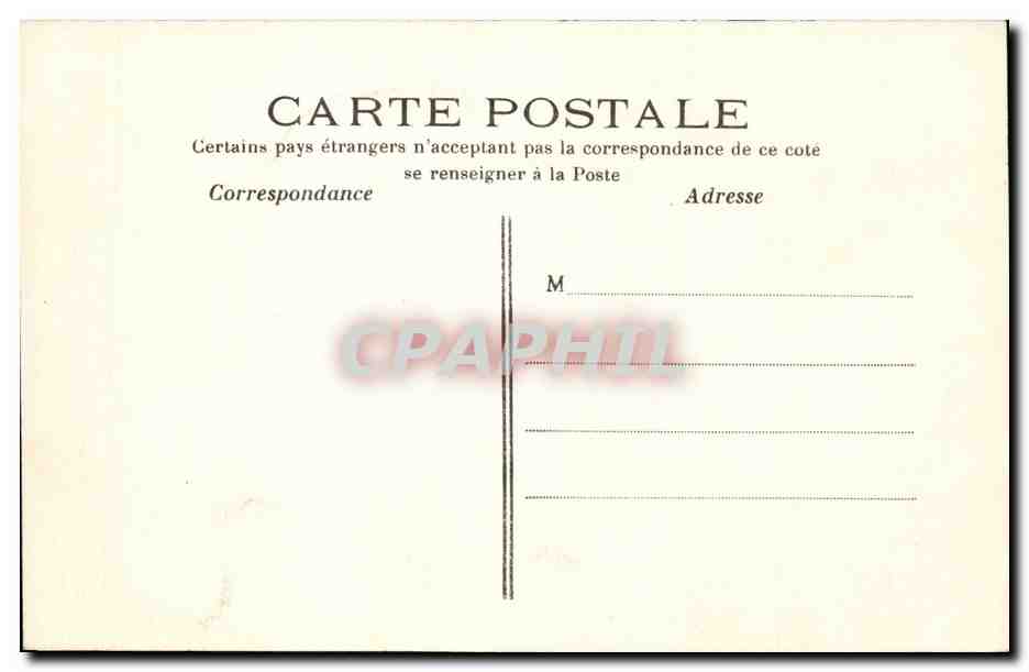 Paris - 4 - Hotel de Ville - CPA  — Rückseite