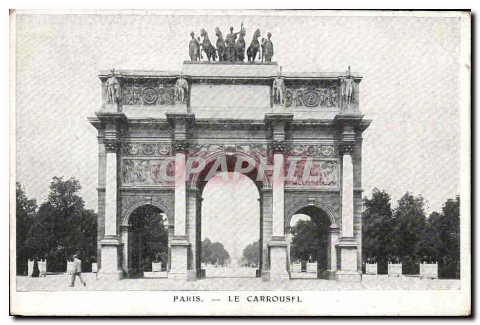 Paris - 1 - Le Caroussel CPA 