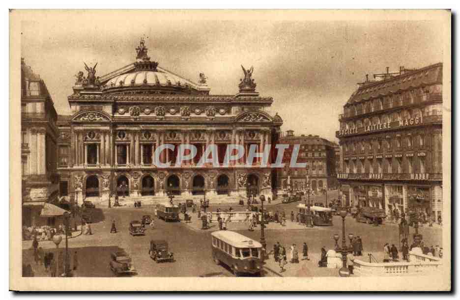 Paris - 9 - L'Opera CPA 