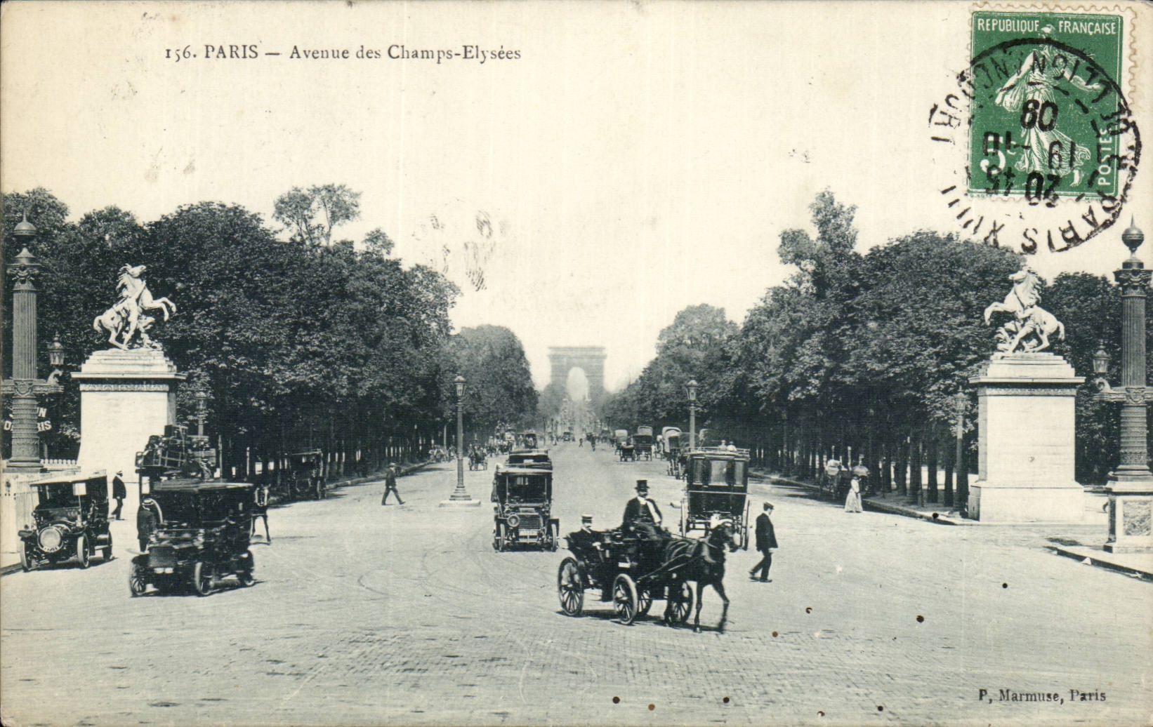 Paris - 8 - Avenue des Champs Elysees CPA 