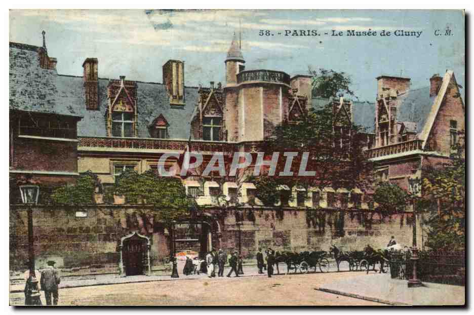 Paris - 5 - Le Musee du Cluny - CPA 