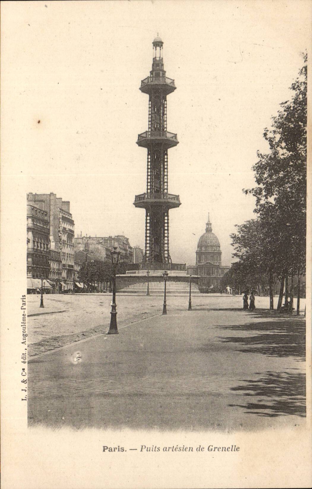 Paris — Puits artésien de Grenelle — L. J. & Cie, Paris