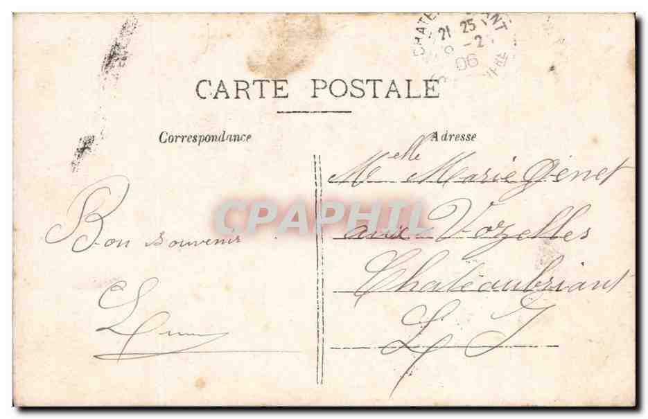Femme avec bouquet de fleurs — A.N. Paris, n°311 — TIANTE-S — Rückseite