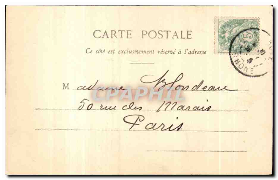 Die vier Jahreszeiten. - Sommer — Phototype A. Bergent & Cie, Nancy — Rückseite
