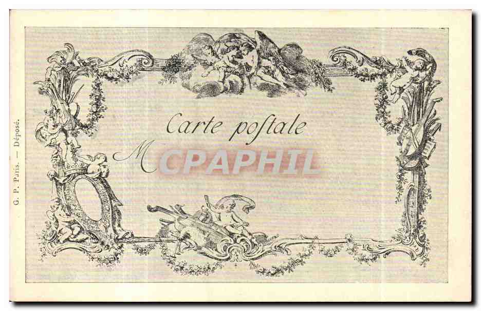 Arts - Tableau - Les bergers de Tempe - Les Chefs d'Oeuvres de l'Art - CPA  — Back