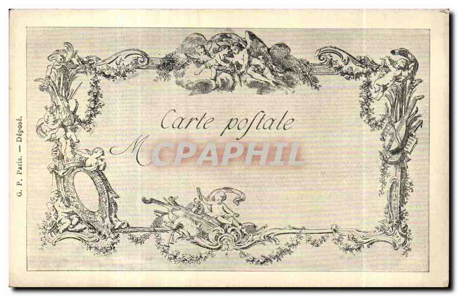 Arts - Tableau - Les Chefs d'Oeuvres de l'Art au XVIII siecle - CPA  — Verso