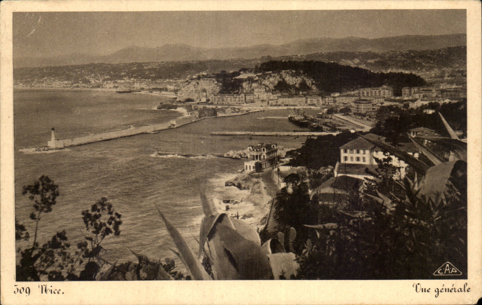 Nice - 1937 - Vue Generale - CPA - a¹ir 