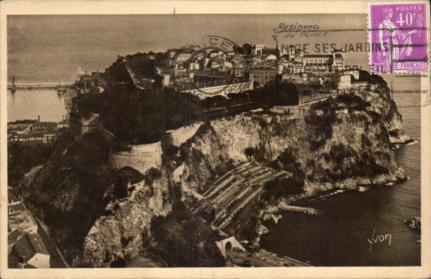 Monaco - Le Rocher - CPA - a¹ir 