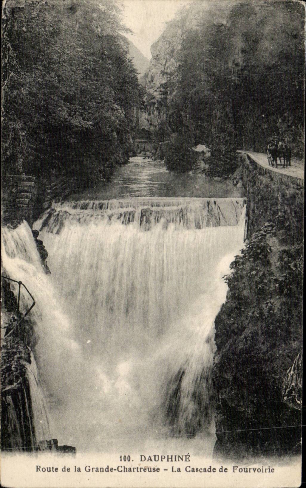 dauphine - Route de la Grande Chartreuse - La Cascade CPA - a¹ir 