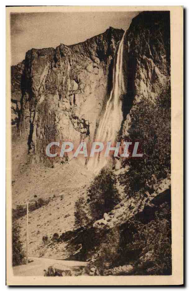Cascade de la Pisse — Environs du Lautaret — J. Mollaret, Grenoble