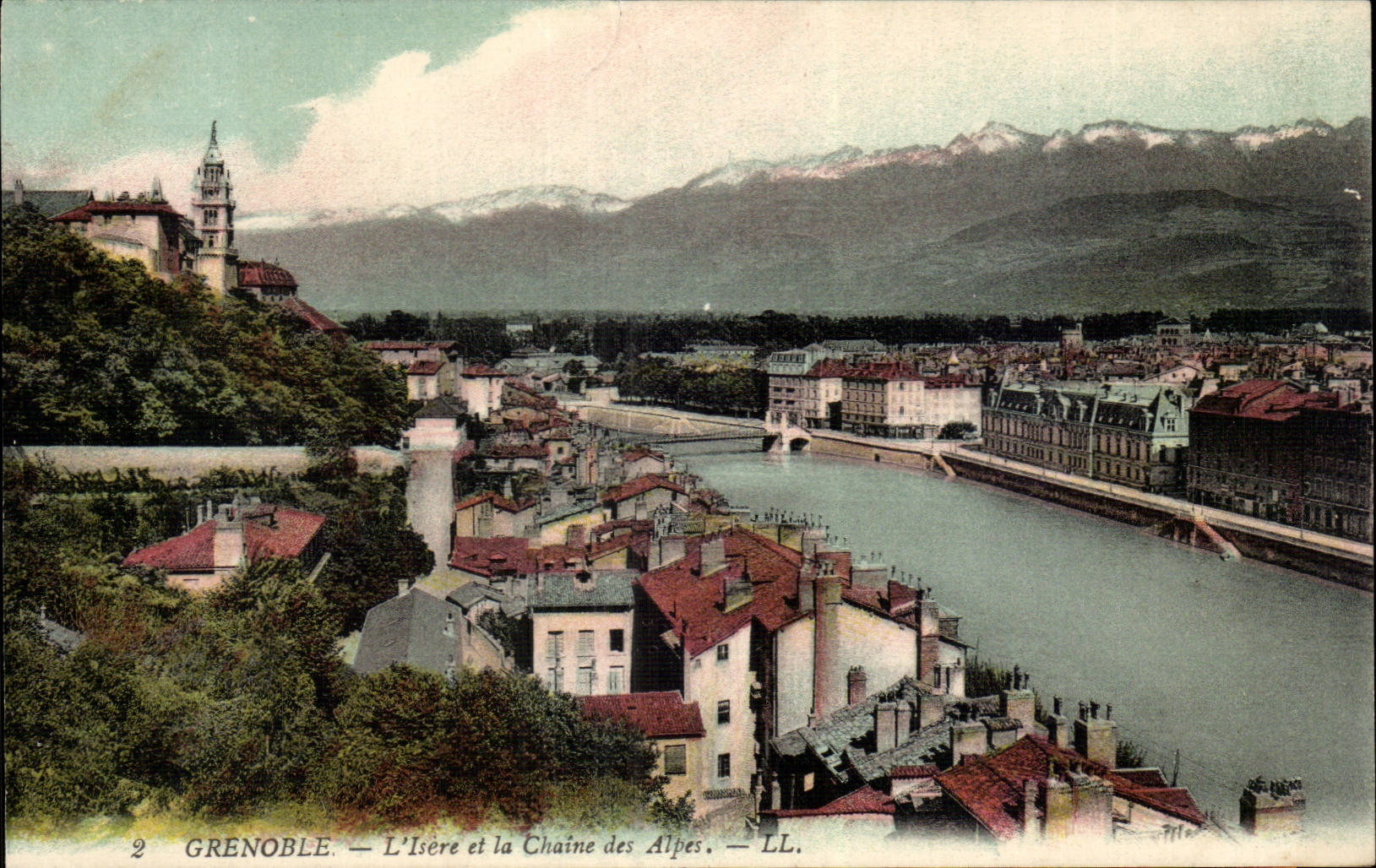 Grenoble - I'Isere et la Chaine des Alpes - CPA - a¹ir 
