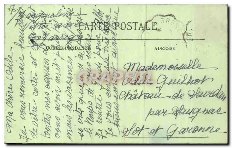 Allevard - Le Bout du Monde - CPA - a¹ir  — Verso