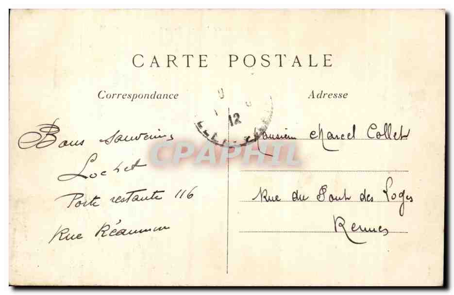 Paris - 11 - Place de la Republique - CPA  — Rückseite