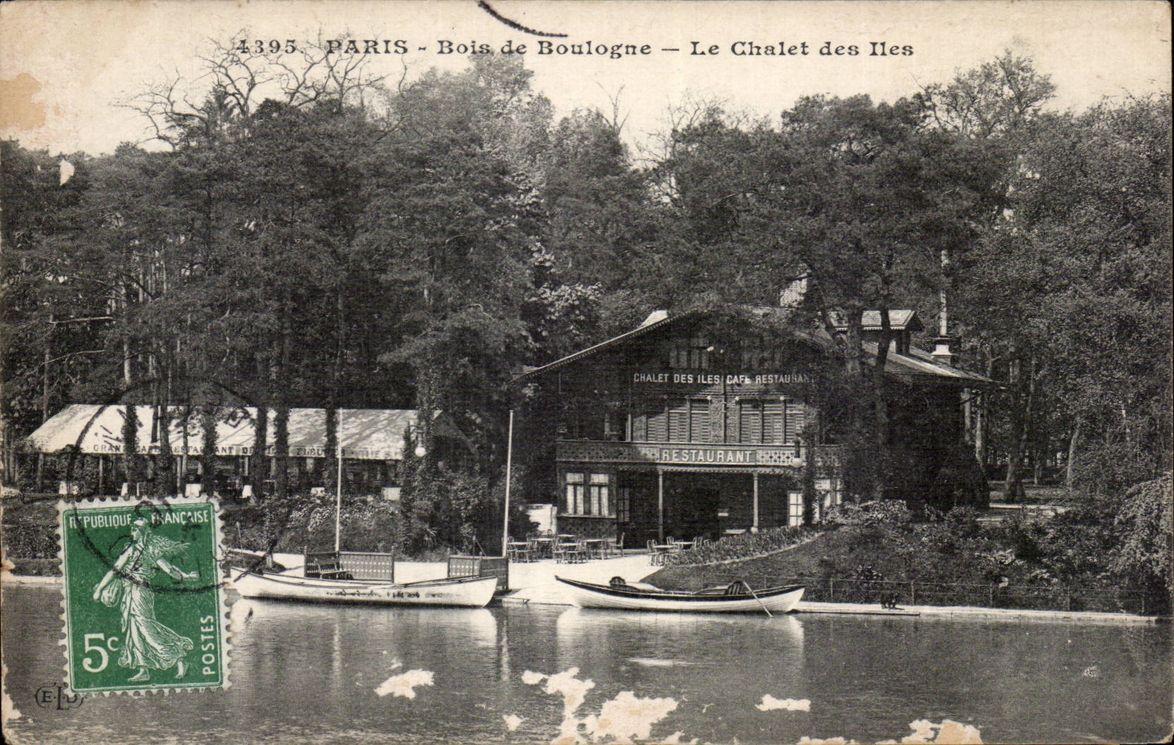 Paris - 16 - Bois de Boulogne - Le Chalet des Iles - CPA 