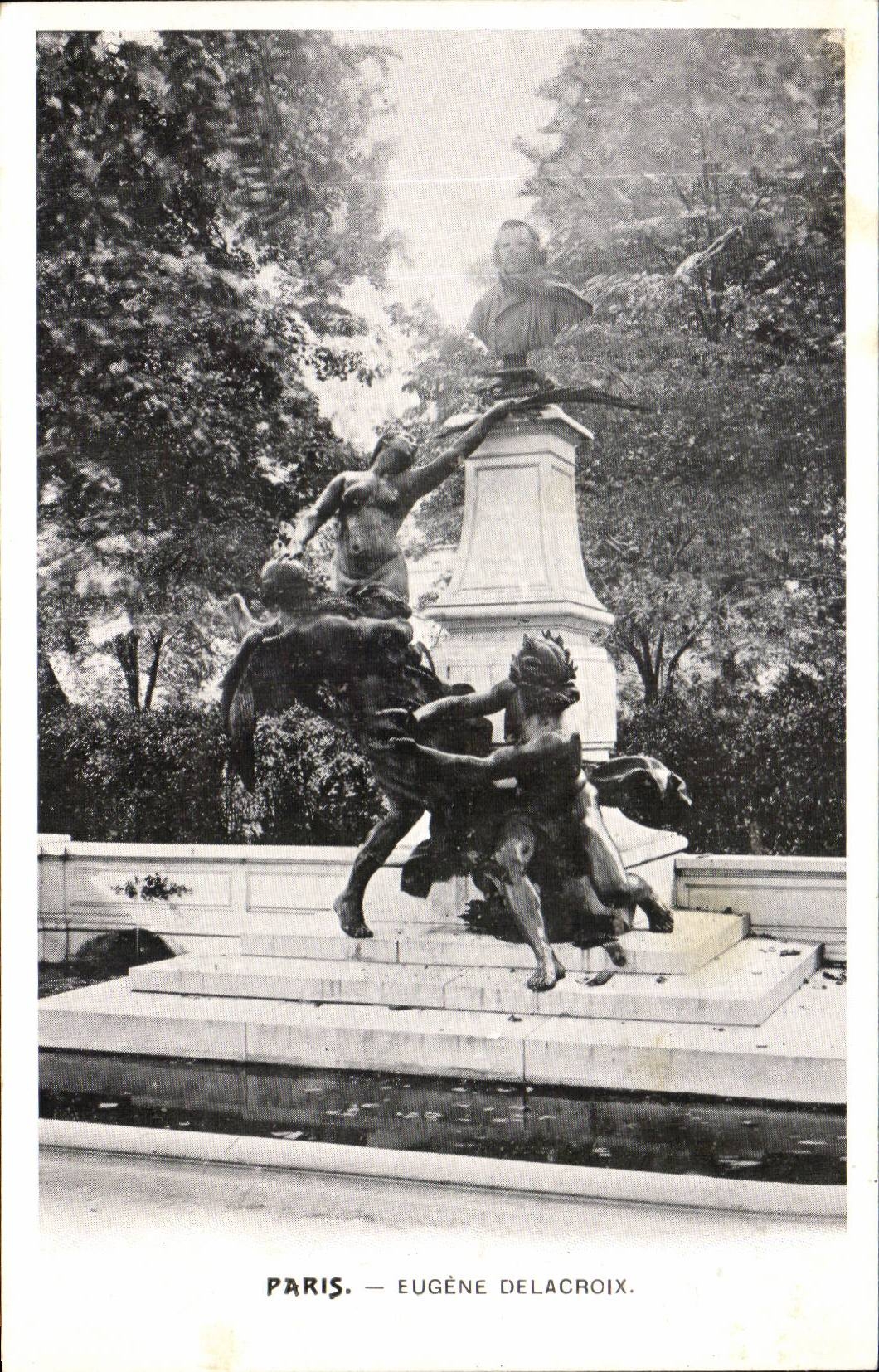 Paris - 6 - Eugene Delacroix - CPA 