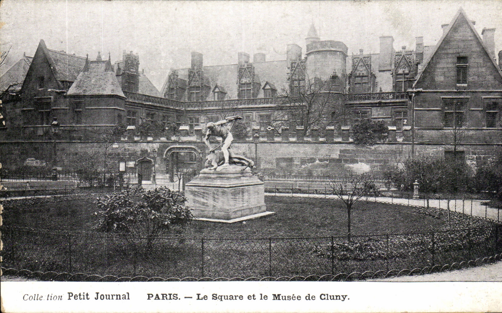 Paris - 5 - Le Square et le Musee de Cluny - CPA 