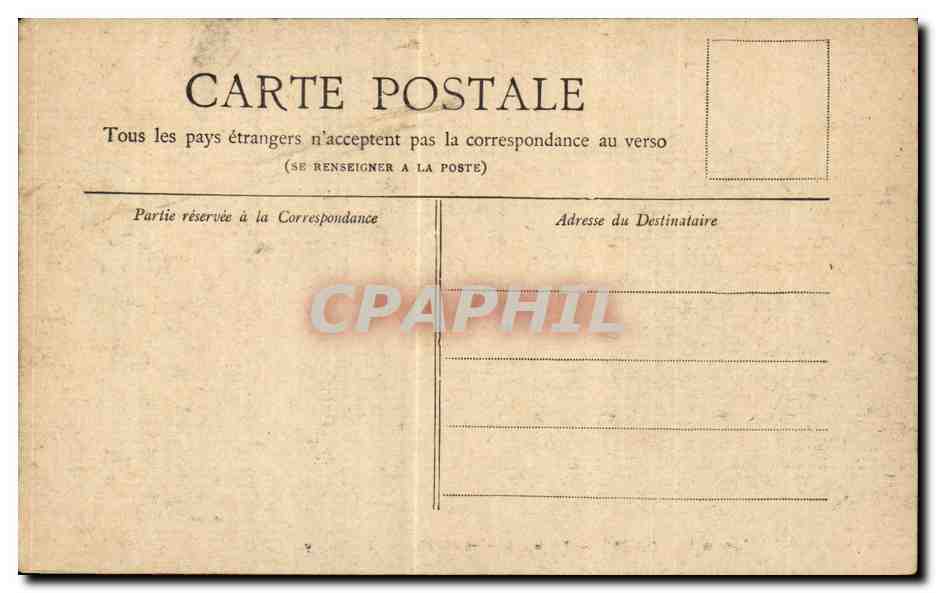 Paris - 5 - Le Square et le Musee de Cluny - CPA  — Verso
