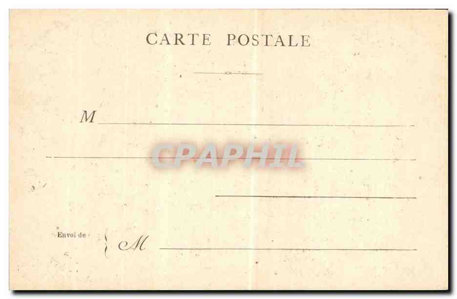 Paris - 1 - Murger - Statue - CPA  — Verso