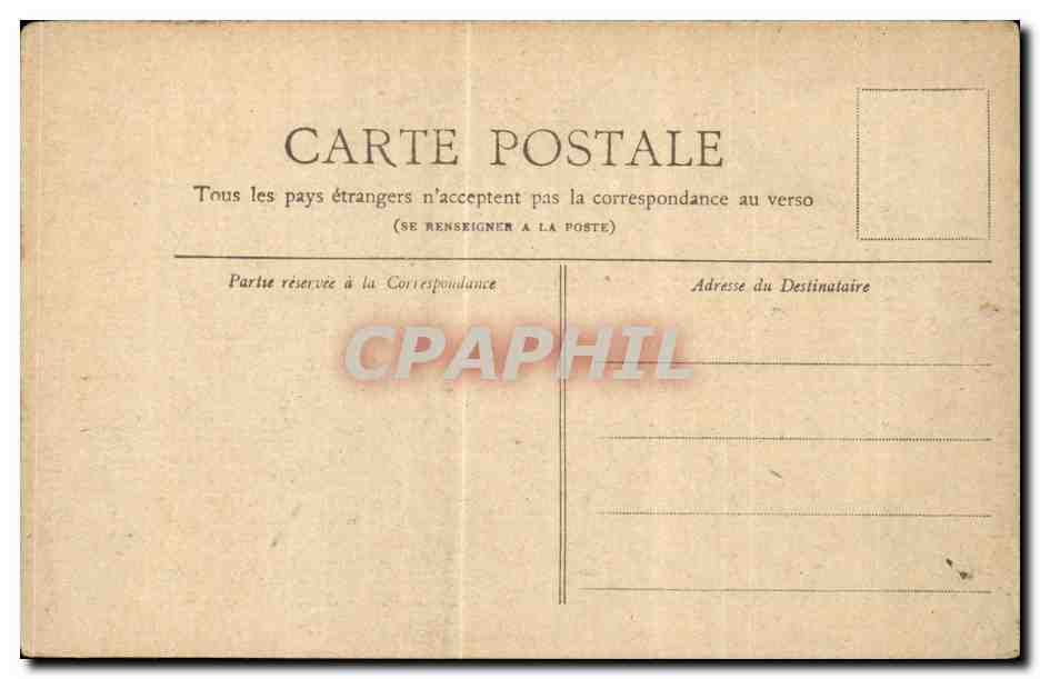 Paris - 1 - Acc du Carrosel CPA  — Rückseite