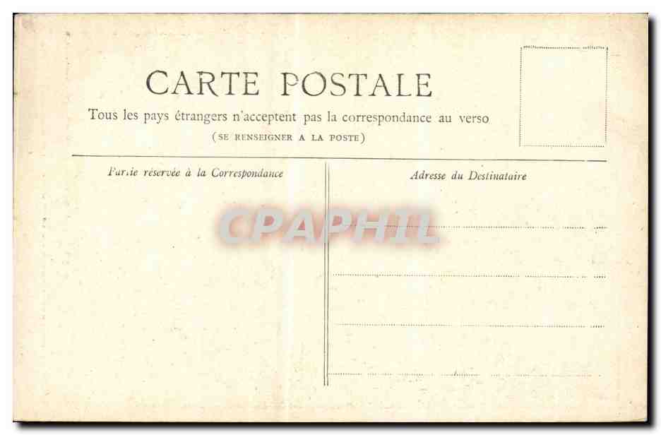 Paris - 1 - Palais du Justice - Horloge - Collection Petit Journal CPA  — Rückseite