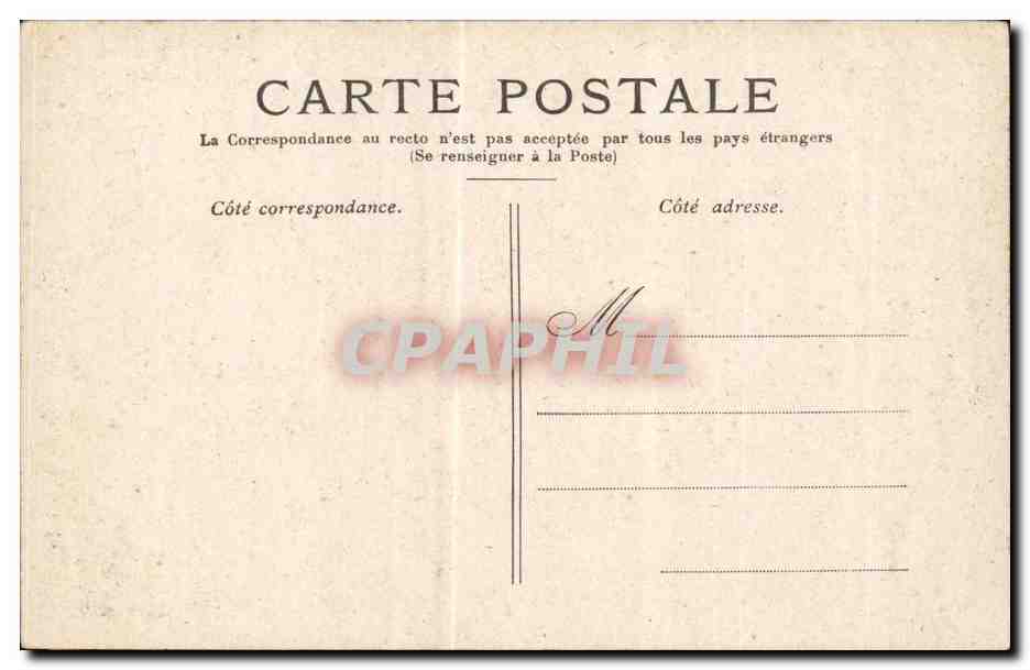 Paris - 8 - La Madeleine - CPA  — Verso