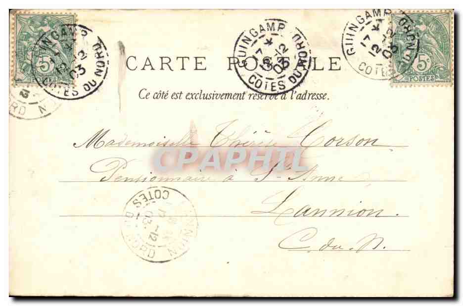 Fantaisie - Femme - Woman clasping flowers with amazing hat - CPA  — Verso