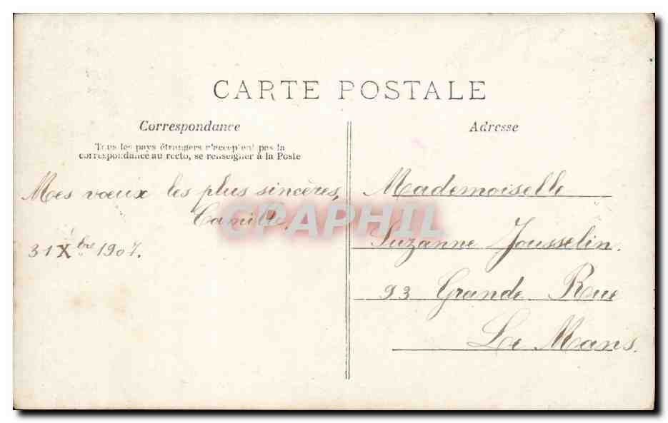 Femme avec bouquet de roses et colombe — Bonne Année — J.K. n°413 — Reverso