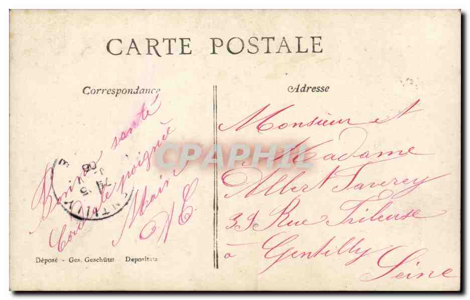 Prestige de l'uniforme — A&S, série 384/4 — éditeur A&S — Verso