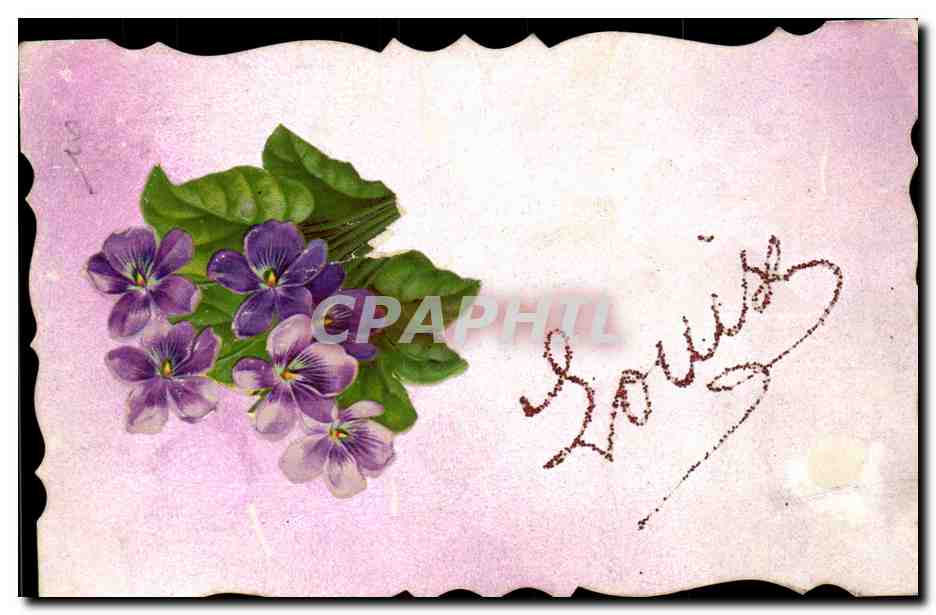 Violets — carte postale décorative — éditeur non identifié