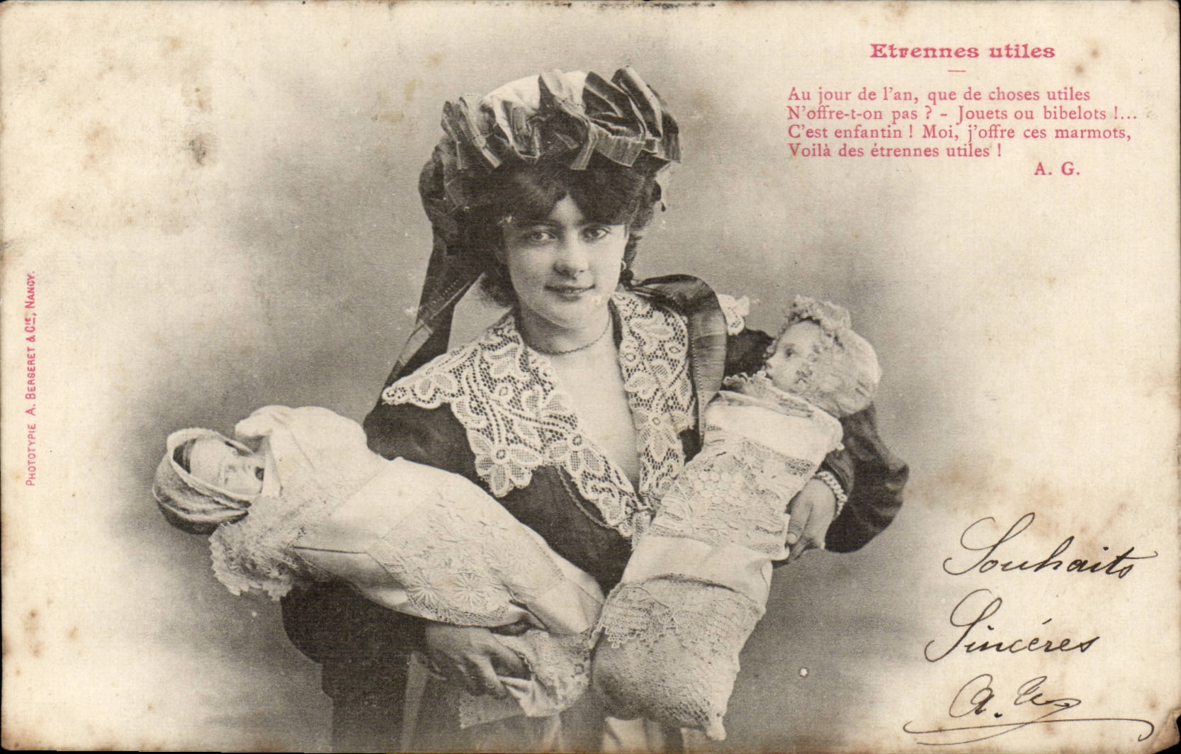 Fantaisie - Bebes - Babies - Jumeaux - Twins - - CPA 
