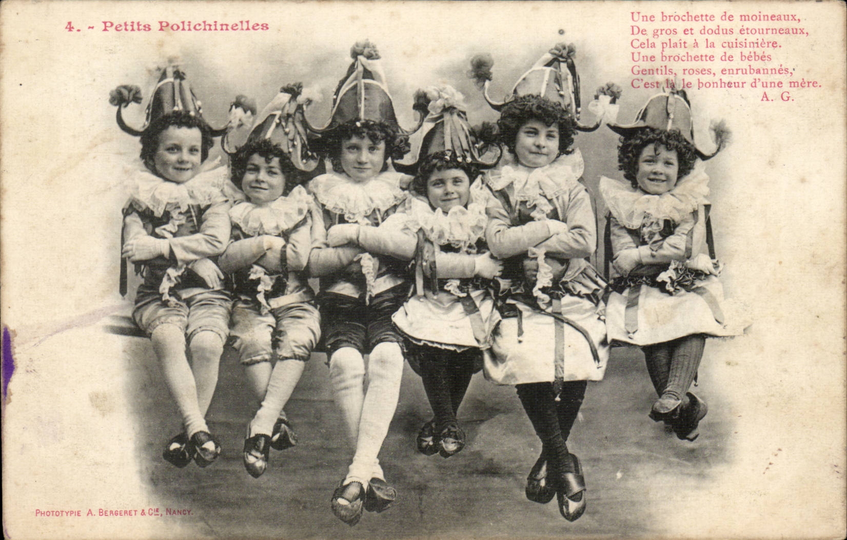 Pequeños Polichinelles — 4. — Fototipia A. Bergeret & Cie, Nancy
