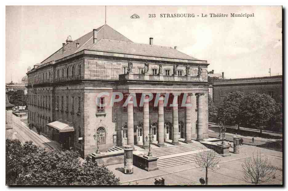 Strasbourg - Strassburg - Theatre Municipal - CPA 