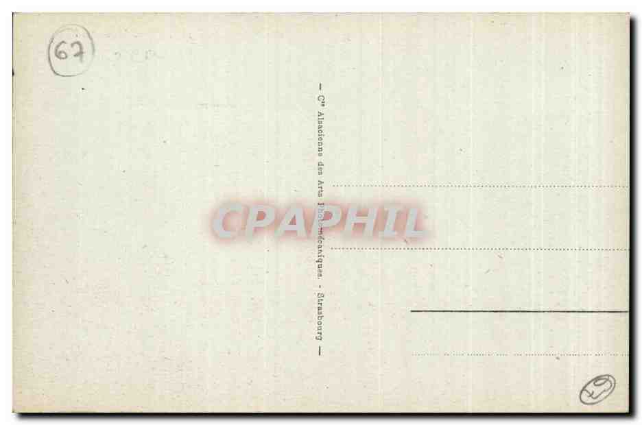 Strasbourg - Strassburg - Theatre Municipal - CPA  — Verso