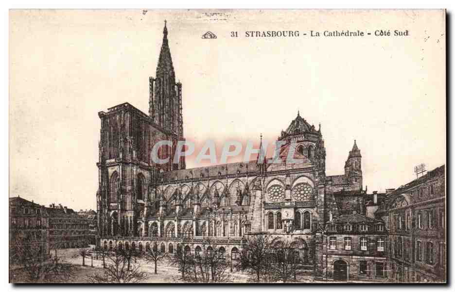 Strasbourg - La Cathédrale - Côté Sud — CPAPHIL n°31