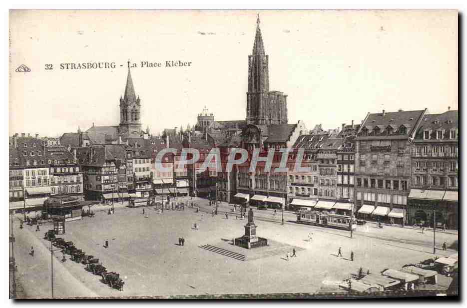 Strasbourg - Strassburg - La Place Kleber - CPA 