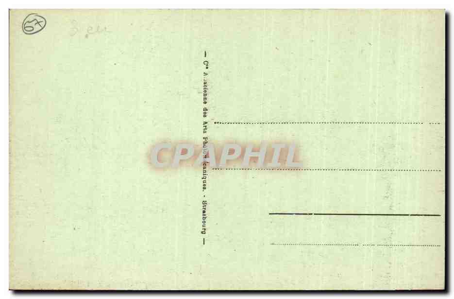 Strasbourg - Strassburg - La Place Kleber - CPA  — Verso