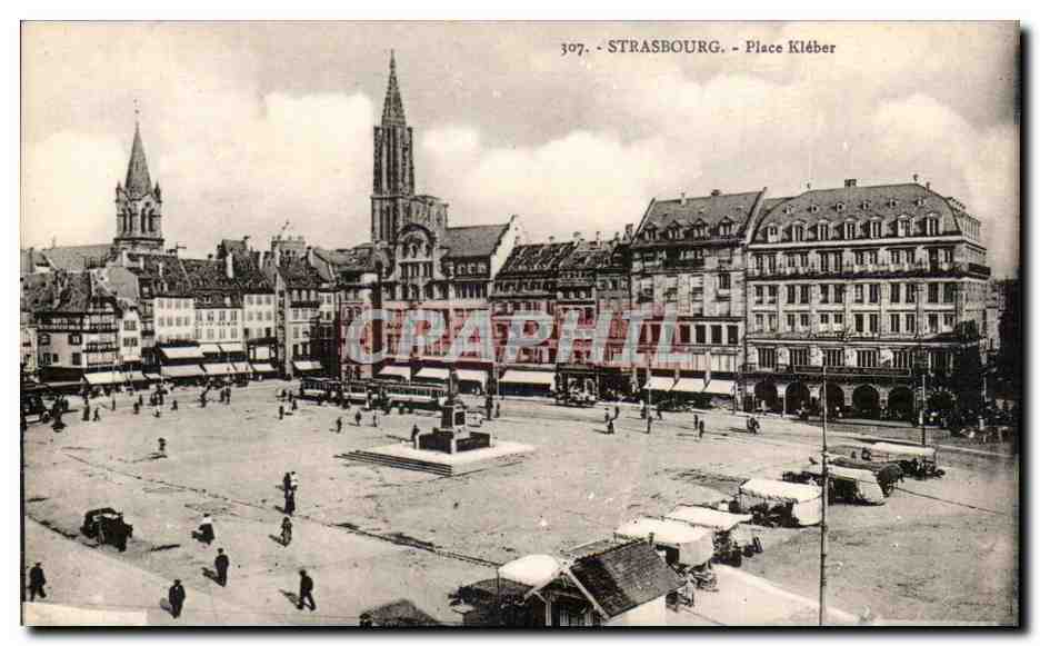 Strasbourg - Strassburg - La Place Kleber - CPA 
