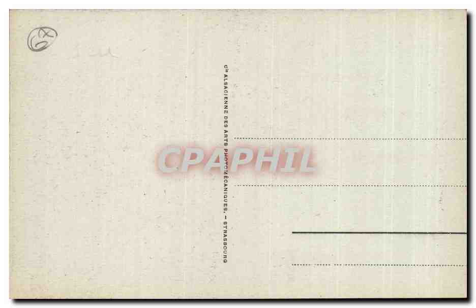 Strasbourg - Evangelische Kirche St-Paul — Verlag CPAPHIL, Nr. 61 — Rückseite