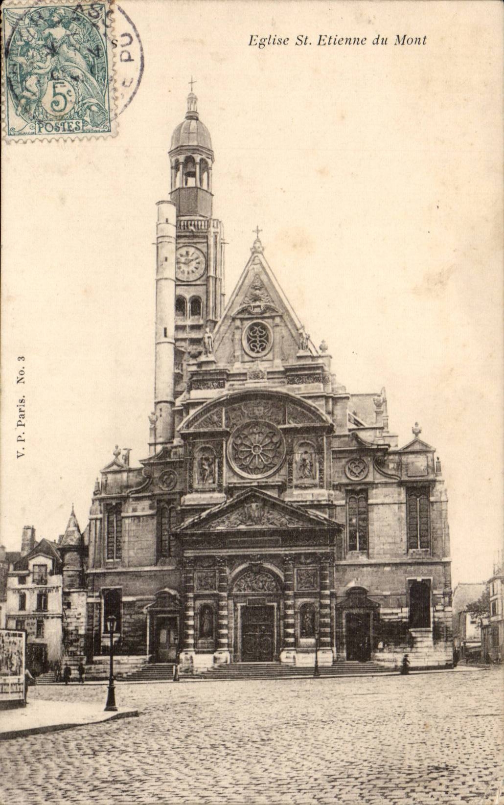 Paris CPA Eglise St Etienne du Mont