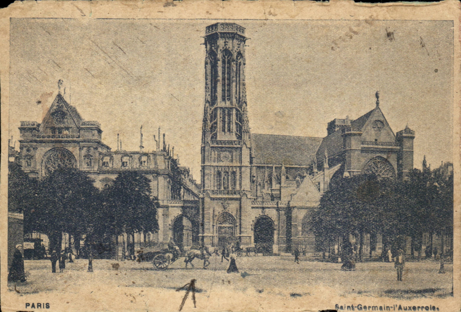 Église Saint-Germain-l'Auxerrois — Paris — éditeur inconnu, n° de série non visible