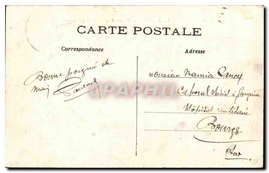 Paris CPA JArdin des Tuileries Vue generale — Verso
