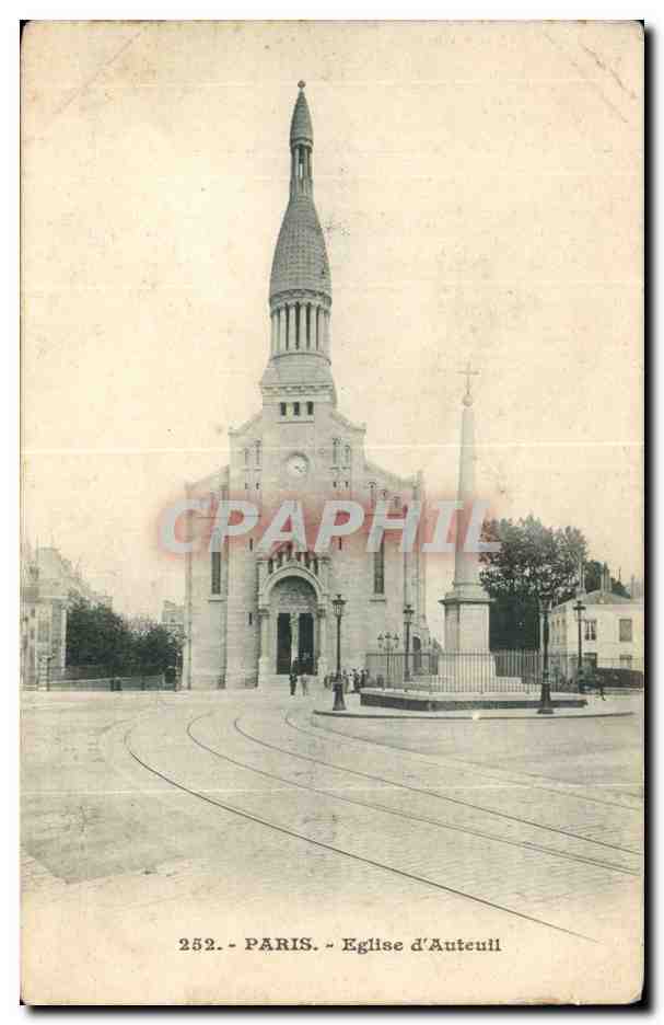 Paris CPA Eglise d'Auteuil