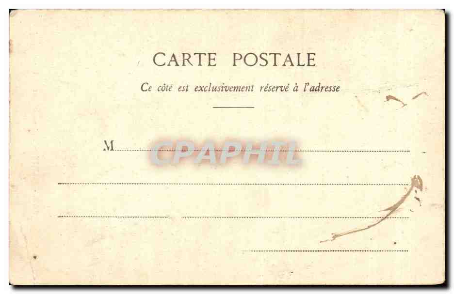 Paris CPA Eglise d'Auteuil — Rückseite