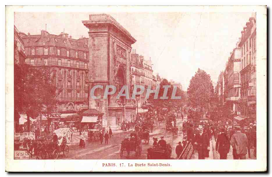 Paris CPA Porte Saint Denis