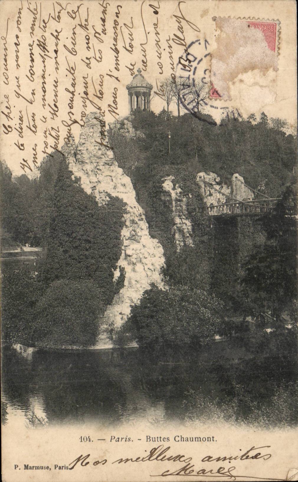 Paris CPA Buttes Chaumont